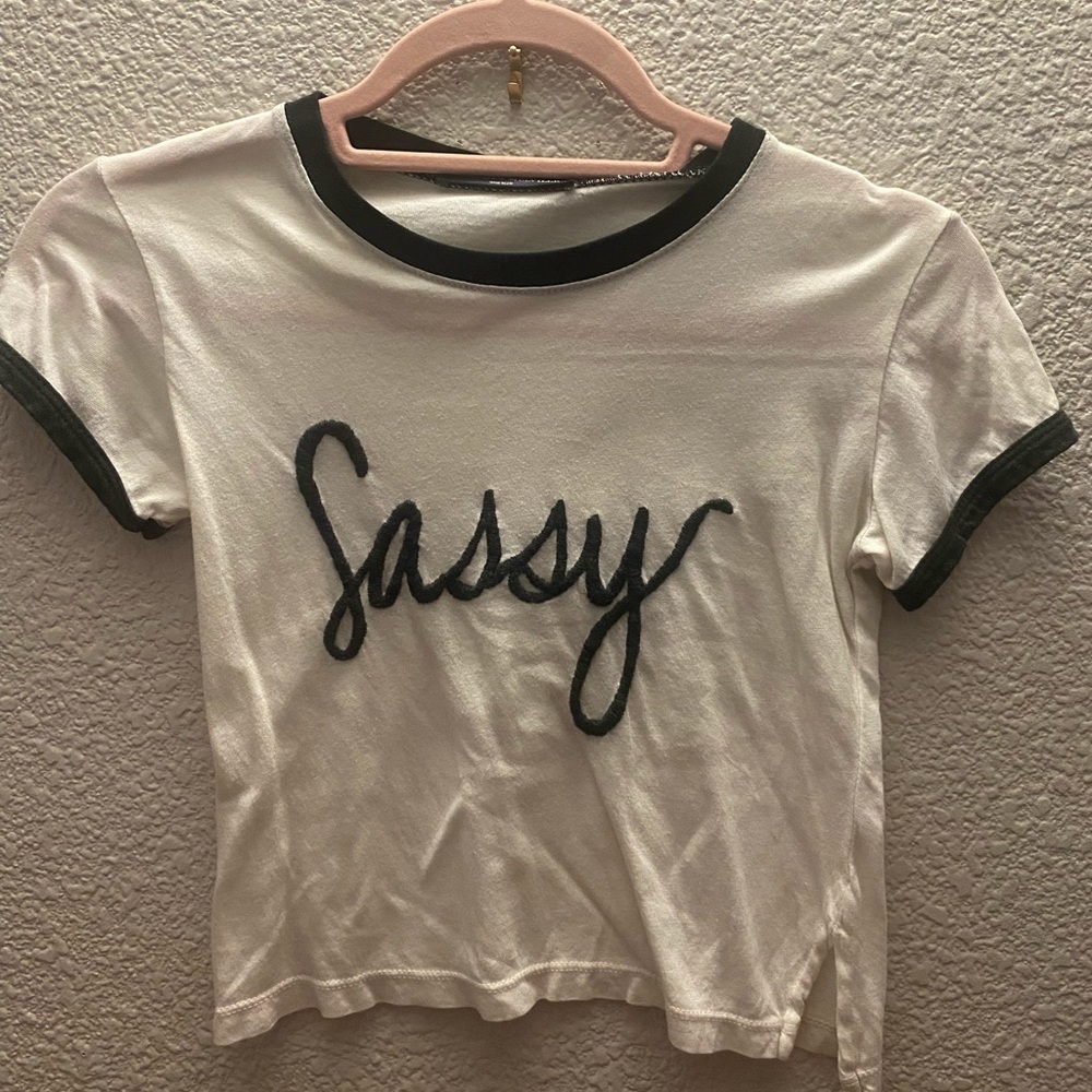 Brandy Melville cropped tee